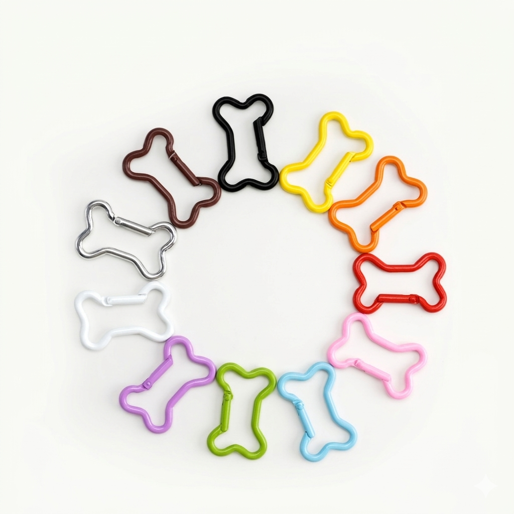 Heart / Pawbone Spring Clip(10pc)