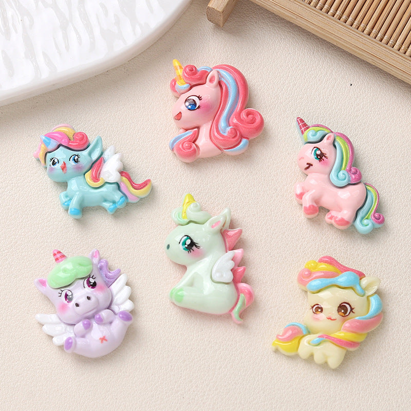 Cute Unicorn Charms(10pc)