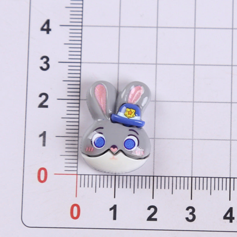 Zootopia Resin Charms(10pc)