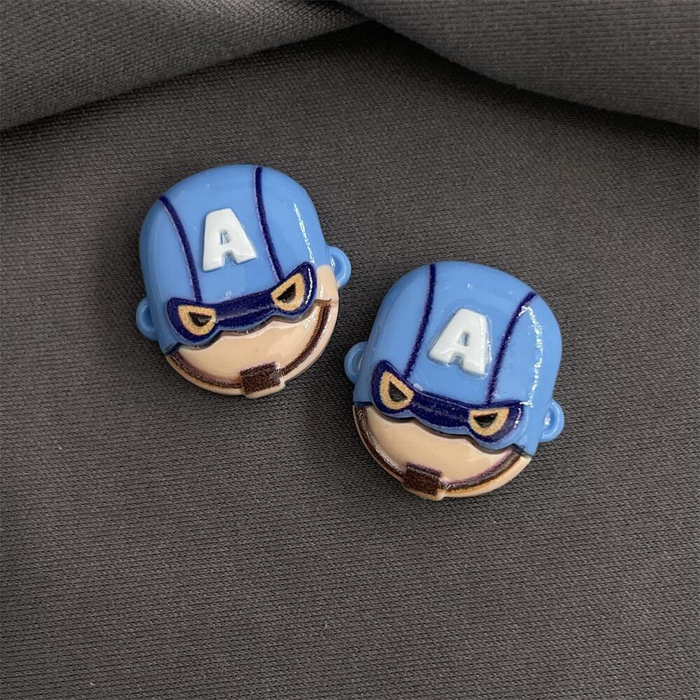 Superhero Icon Resin Charms(10pc)
