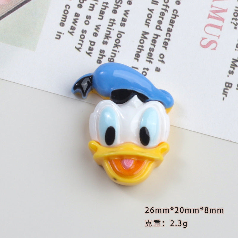 Donald Daisy Duck Resin Charms(10pc)