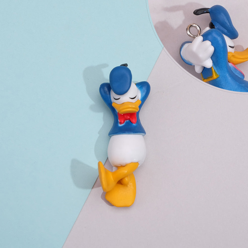 Animal Charms with pin [Bunny/Teddy/Cat/Duck/Dog/Dino](1pc)
