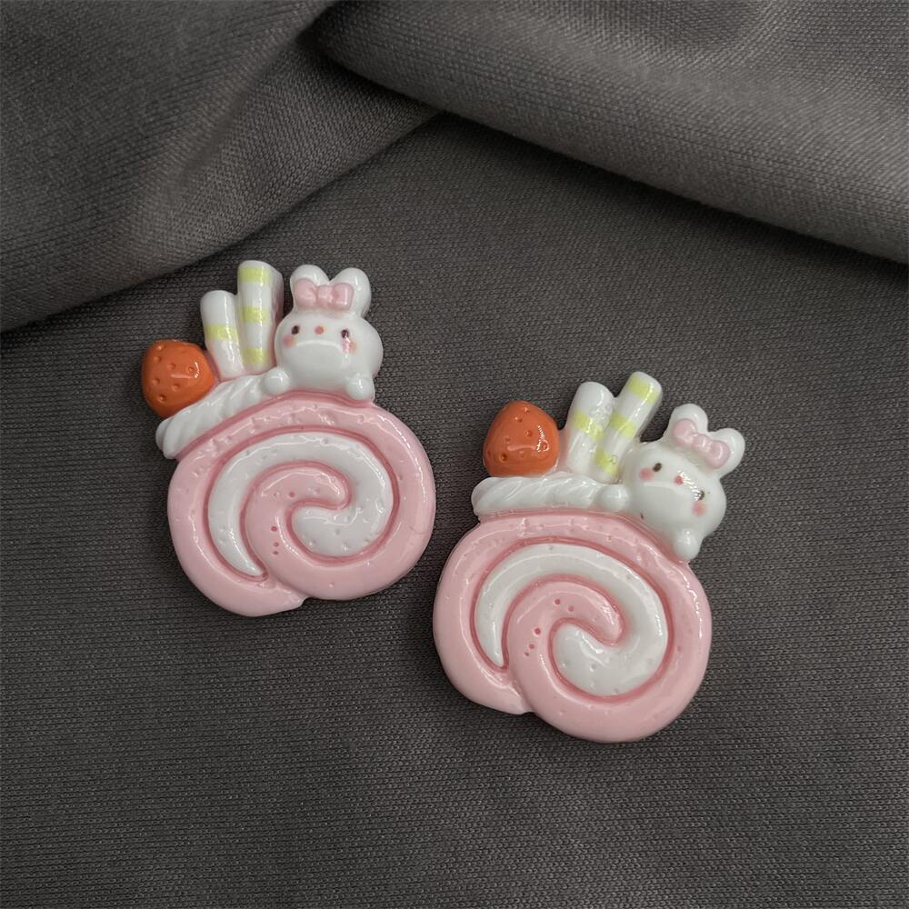 Cake Bunny Charms(10pc)