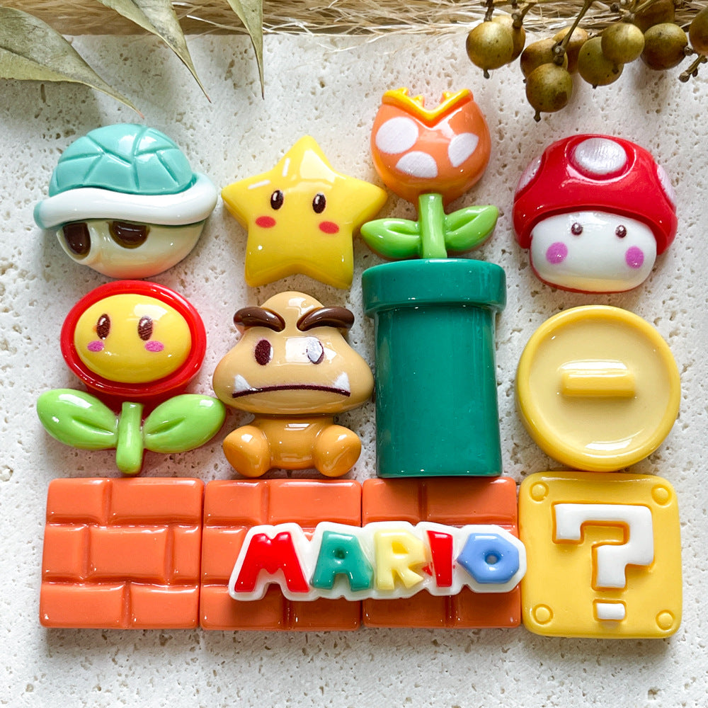 SuperMario Resin Charms(10pc)