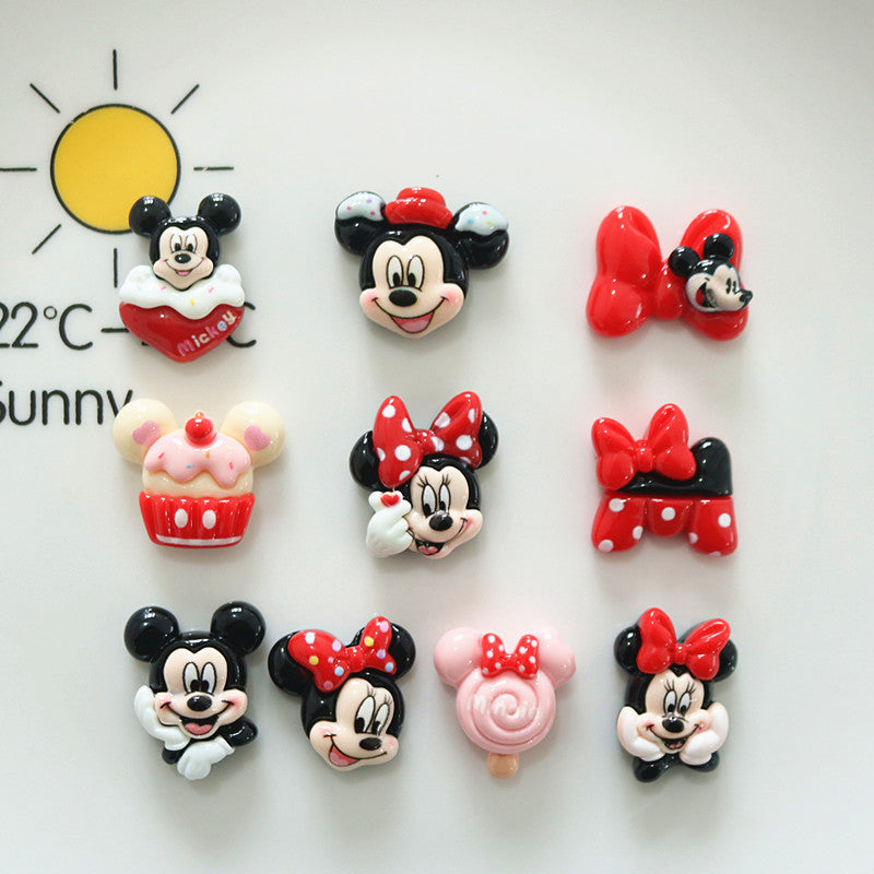 Mouse Character Resin Charm (10pc)