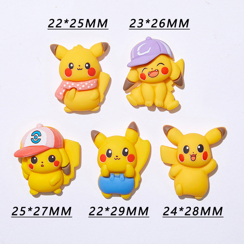 Pokemon & Pikachu Resin Charms(10pc)