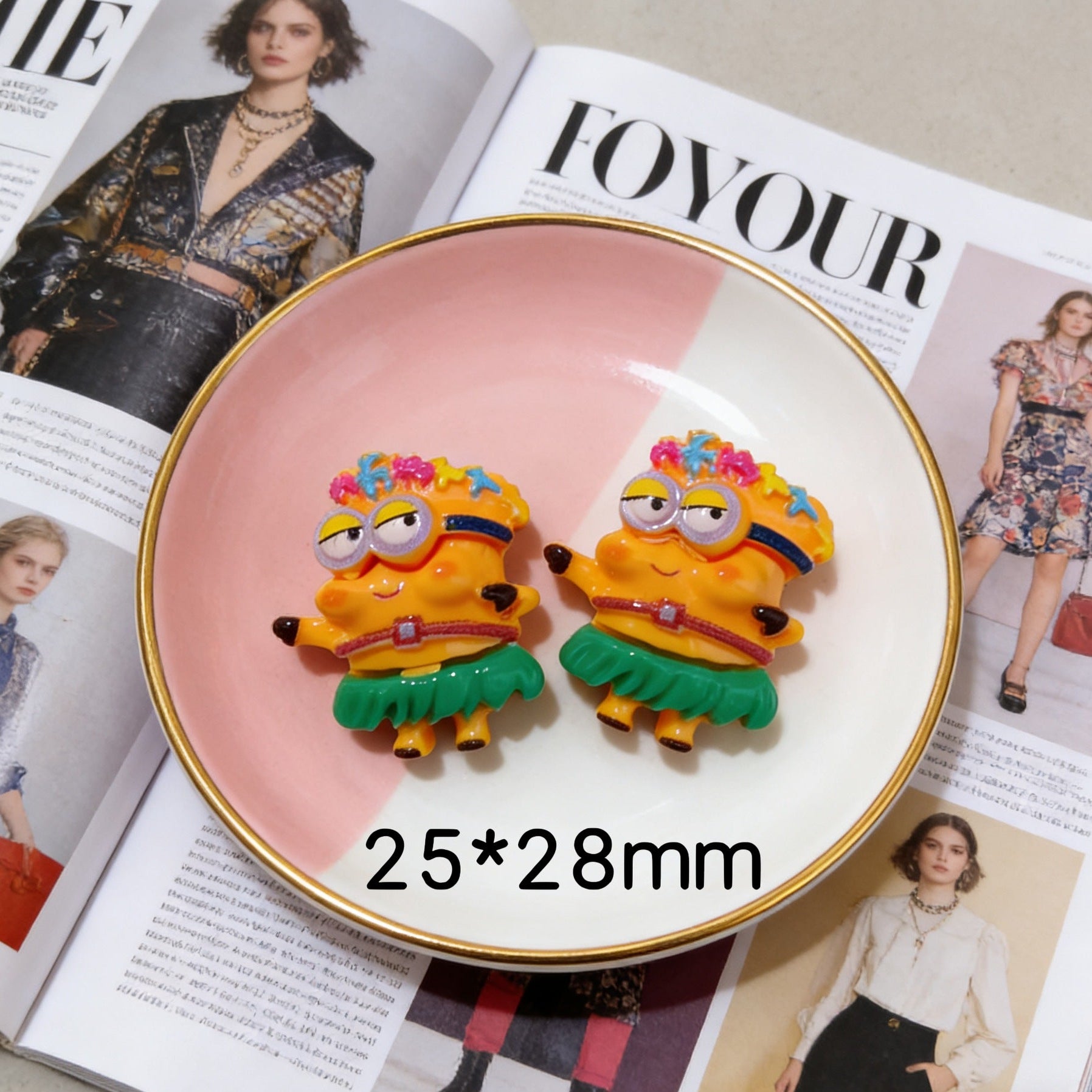 Minions Resin Charms(10pc)