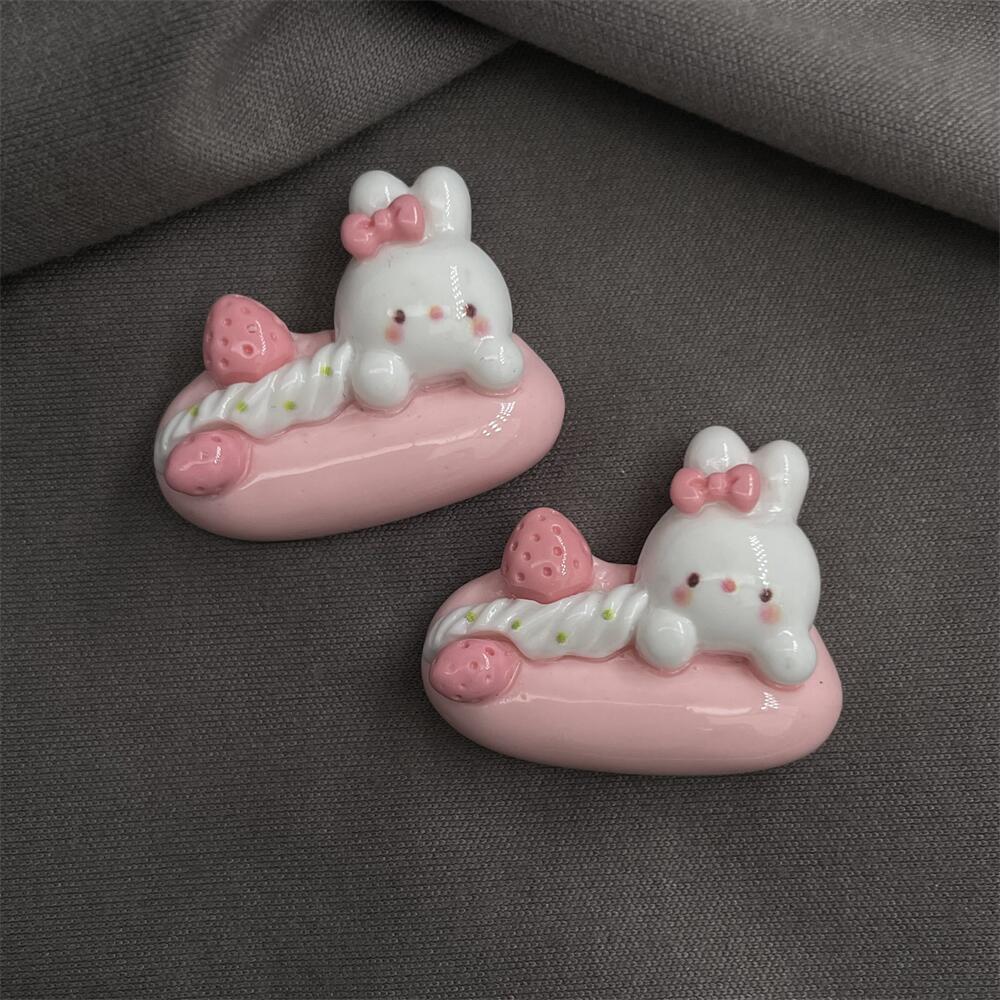 Cake Bunny Charms(10pc)