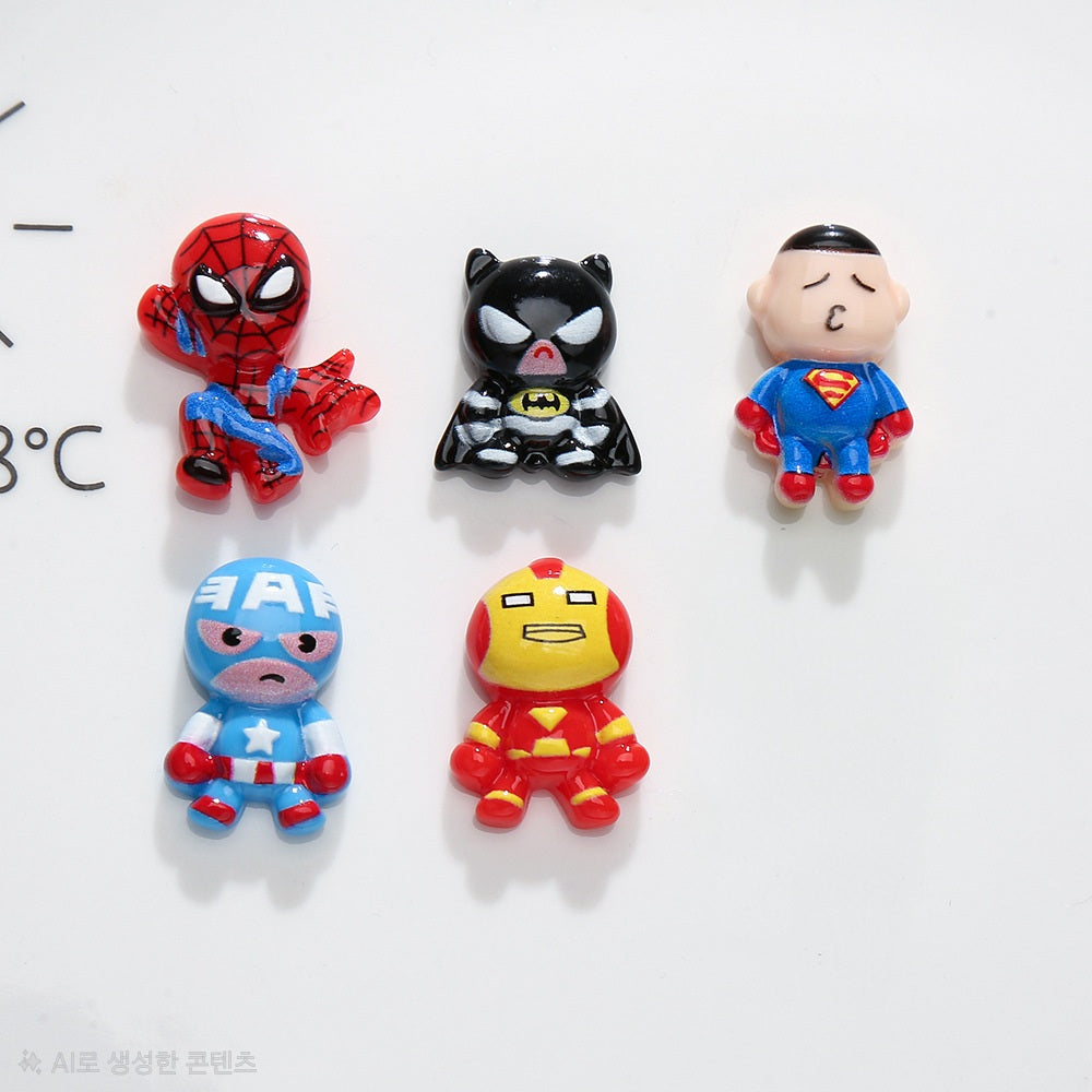 Superhero Resin Charms(10pc)