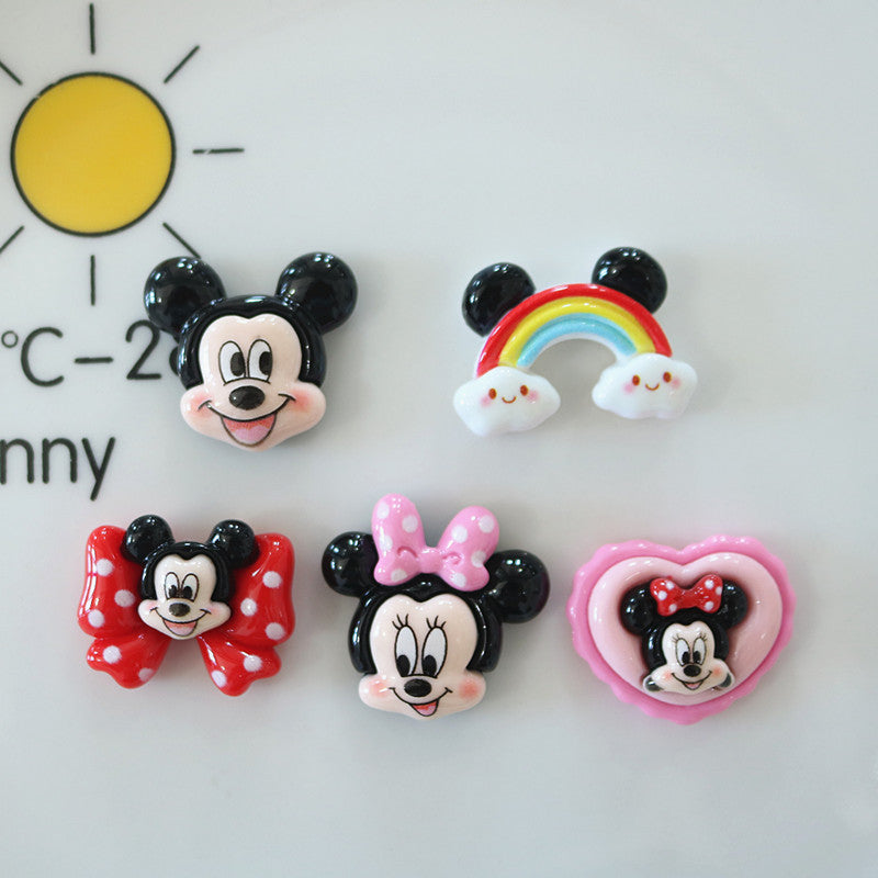 Mouse Character Resin Charm (10pc)
