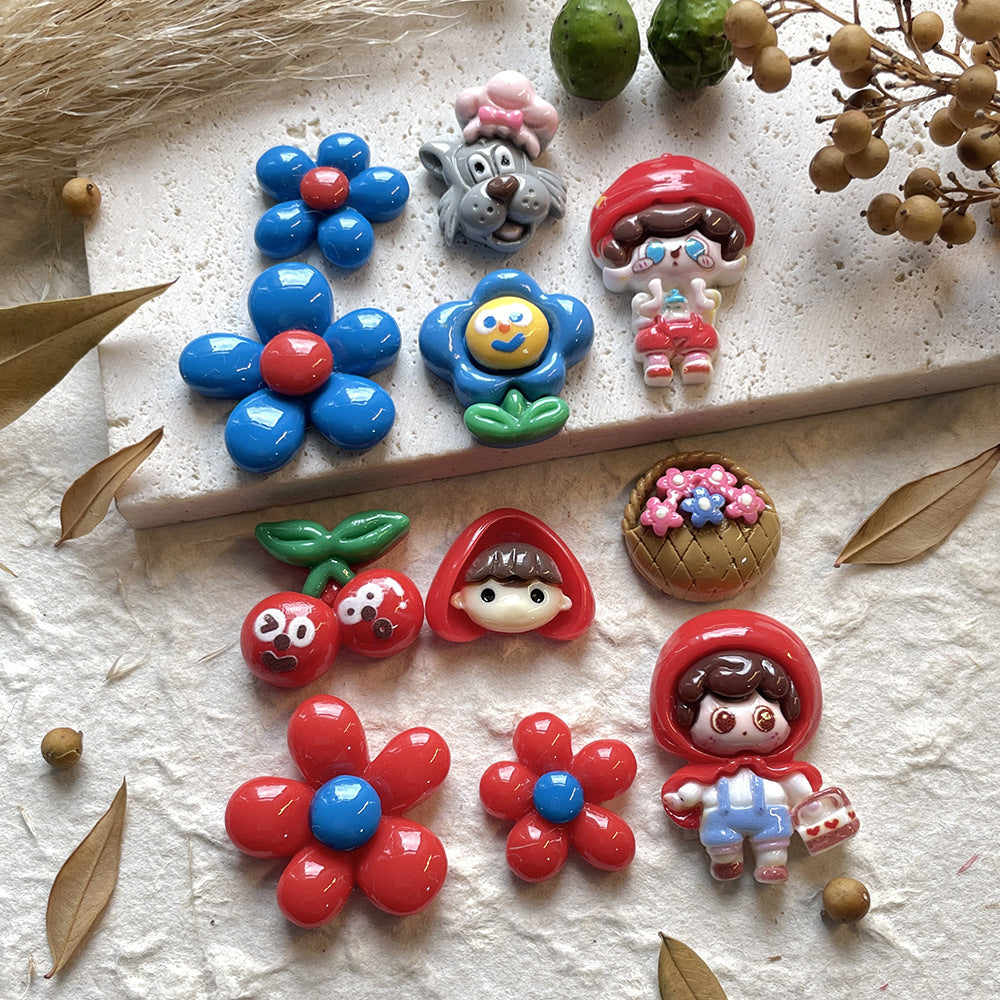 Little Red Riding Hood Charms(10pc)