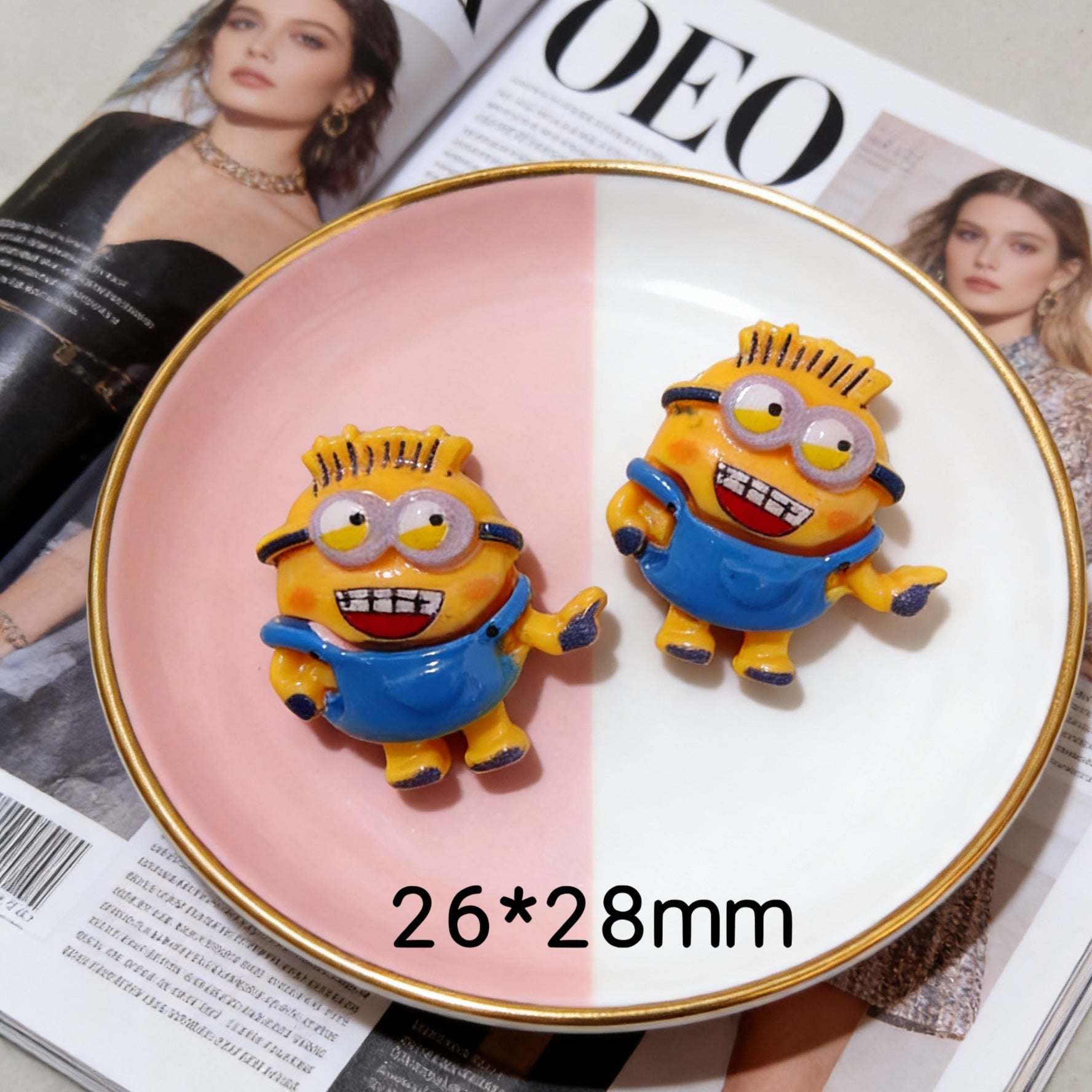 Minions Resin Charms(10pc)