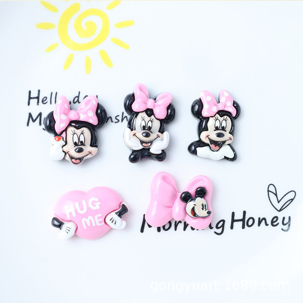 Mouse Character Resin Charm (10pc)