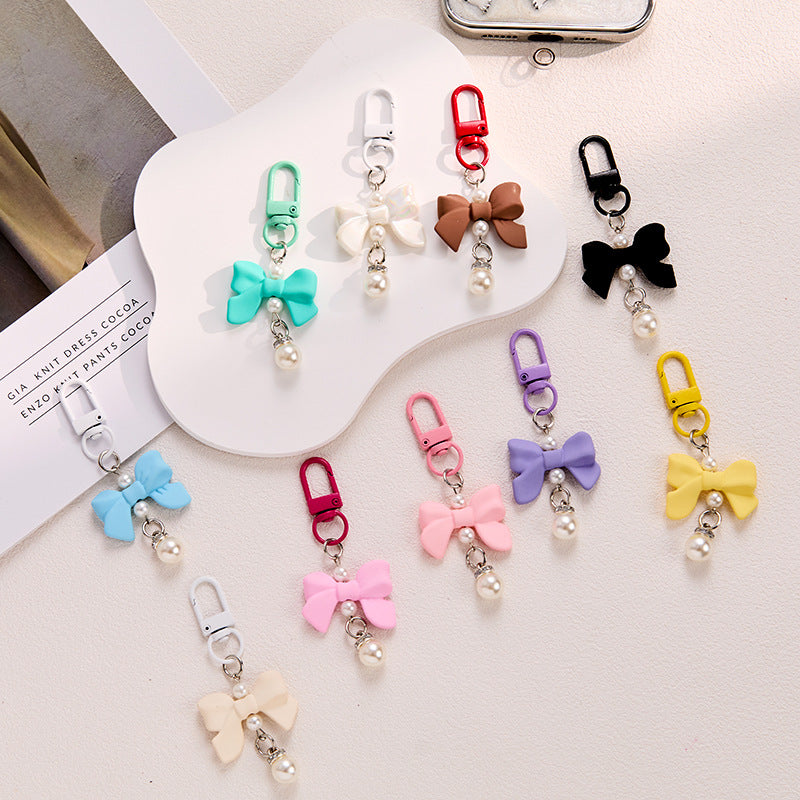 Bow Pearl keychain(1pc)
