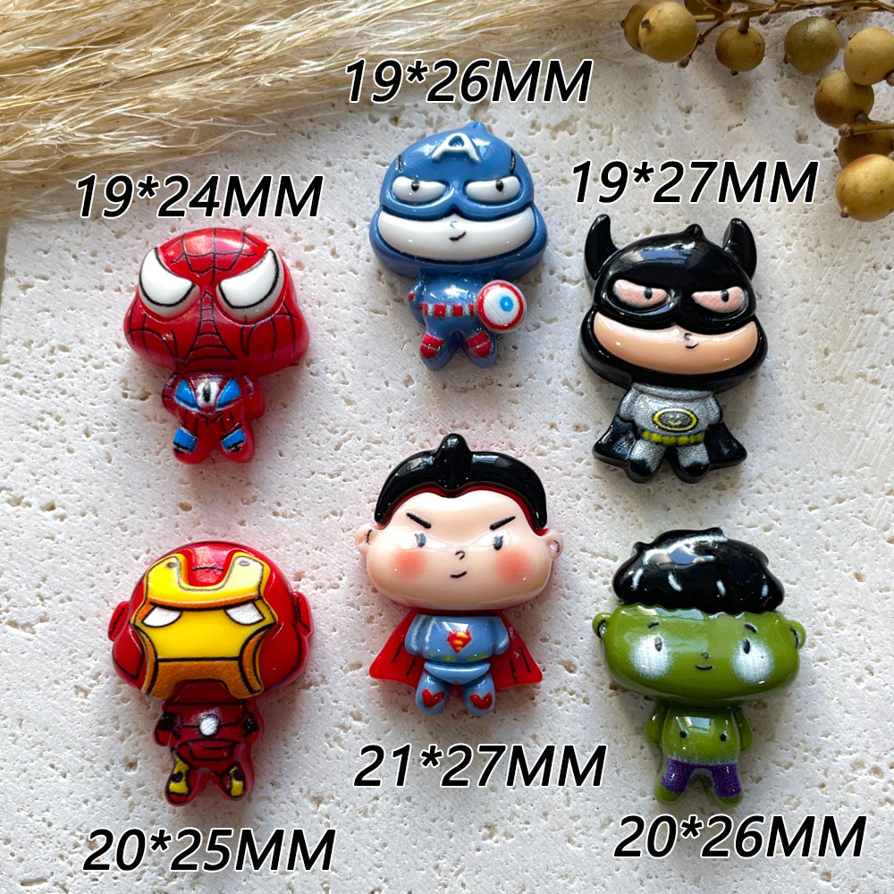 Superhero Resin Charms(10pc)