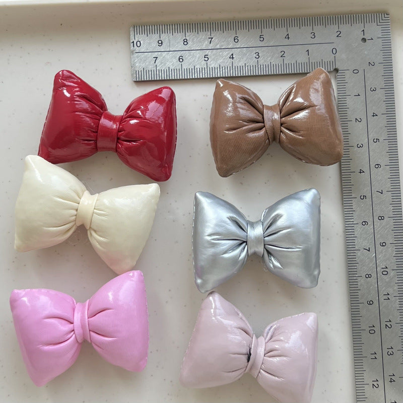Faux Leather Bow(1pc)