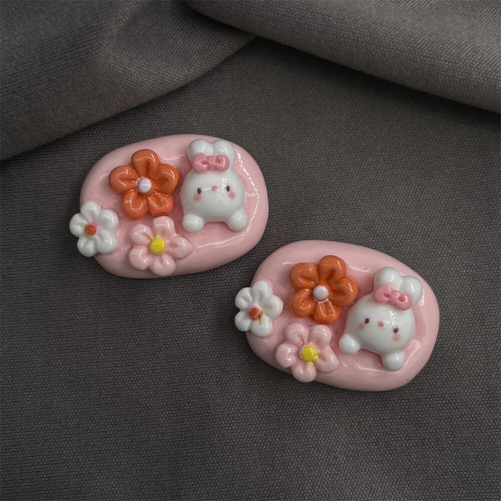 Cake Bunny Charms(10pc)