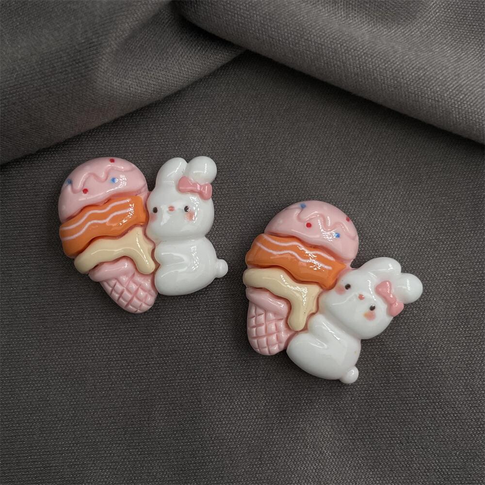 Cake Bunny Charms(10pc)