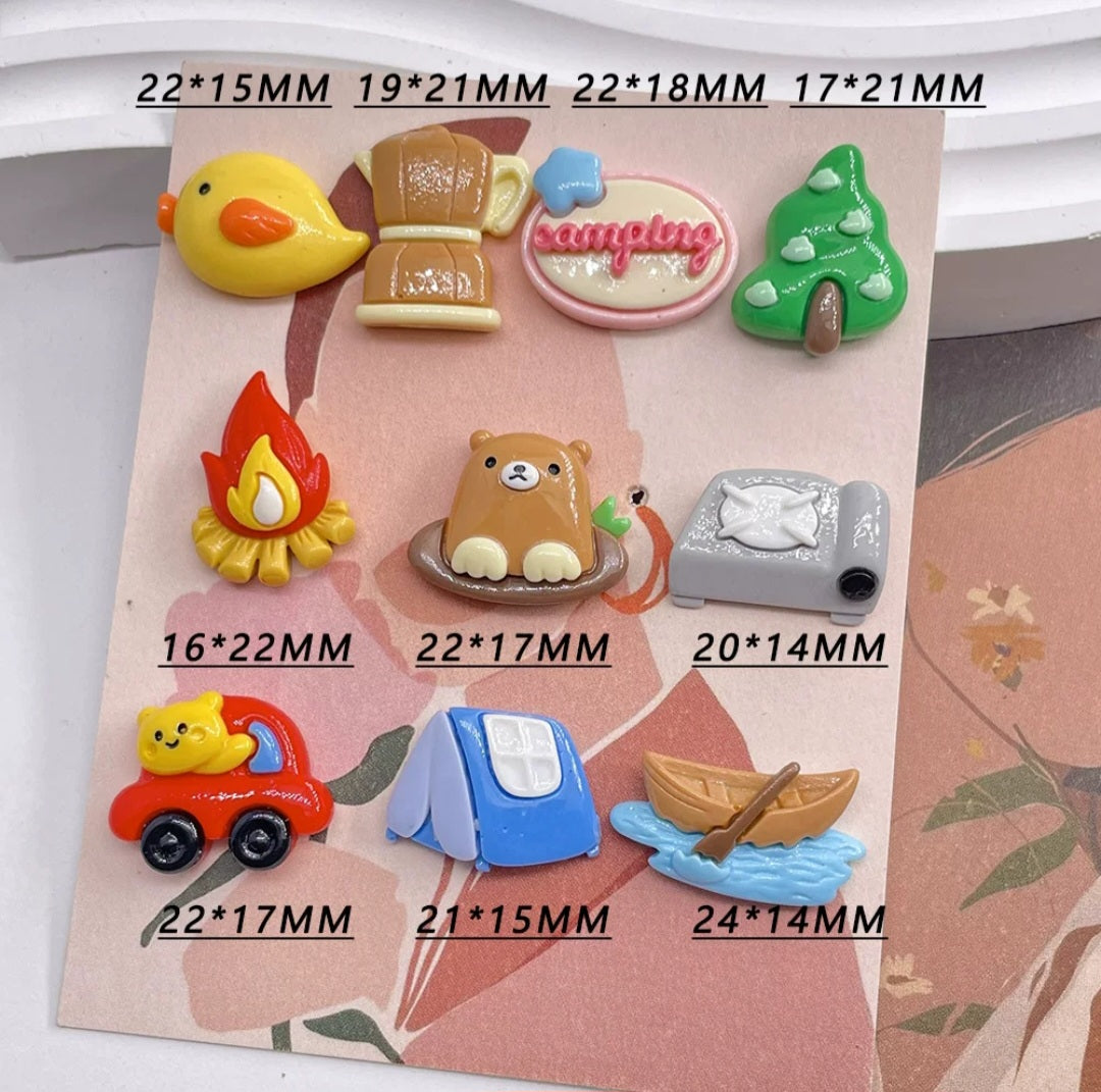 Camping Charms(10pc)