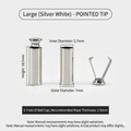 Silver/Gold End Cap(50pc/25pairs)