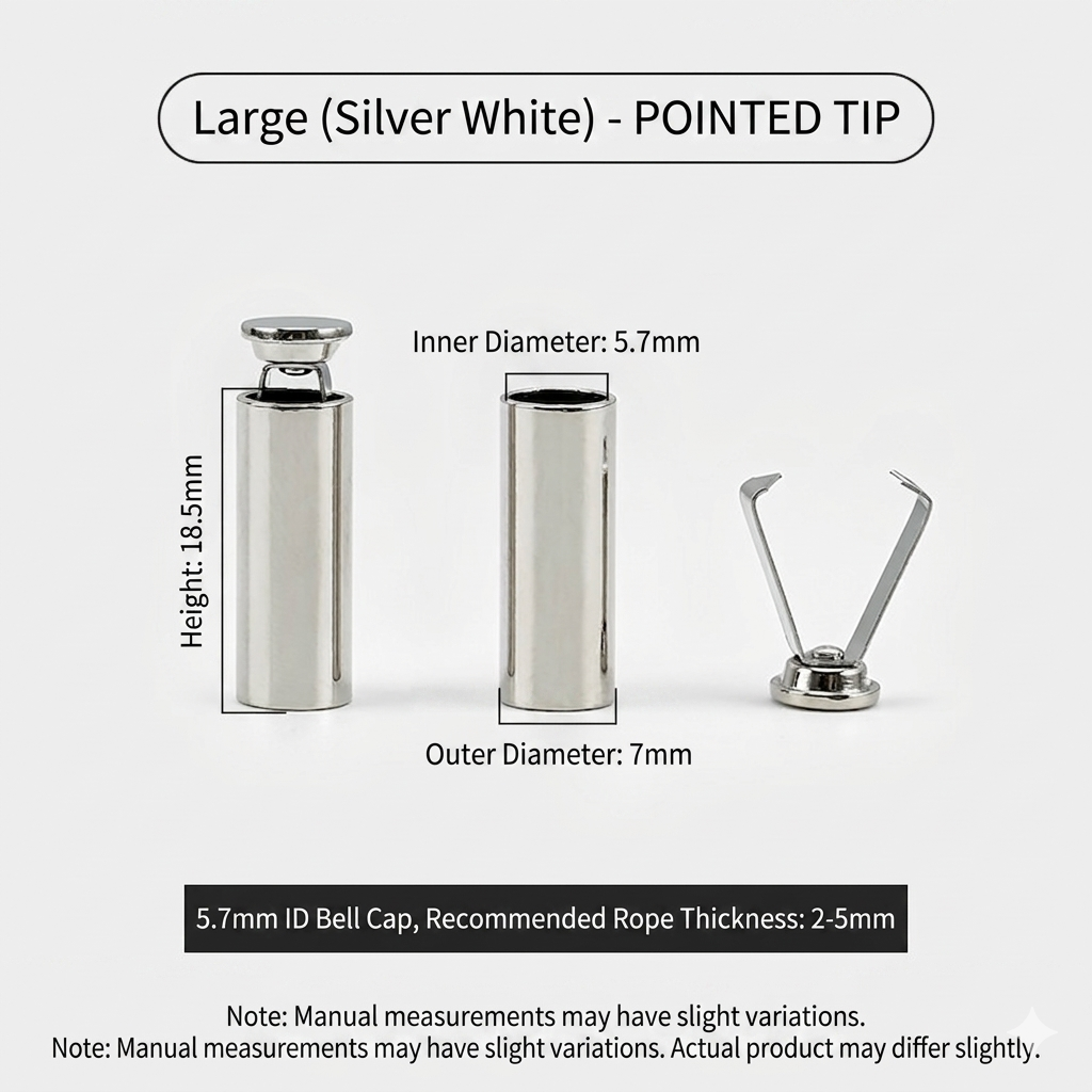Silver/Gold End Cap(50pc/25pairs)