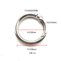 33mm Silver O-Ring/ Gold D-Ring(10pc)