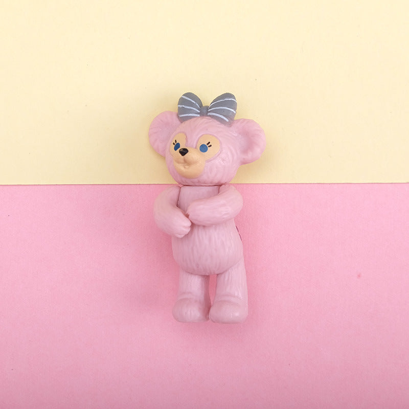 Animal Charms with pin [Bunny/Teddy/Cat/Duck/Dog/Dino](1pc)