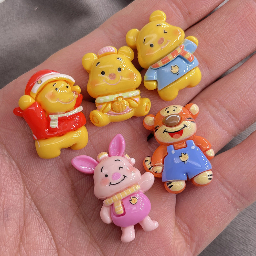 Pooh & friends Resin Charms(10pc)