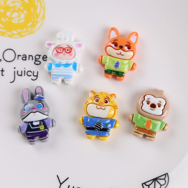 Zootopia Resin Charms(10pc)