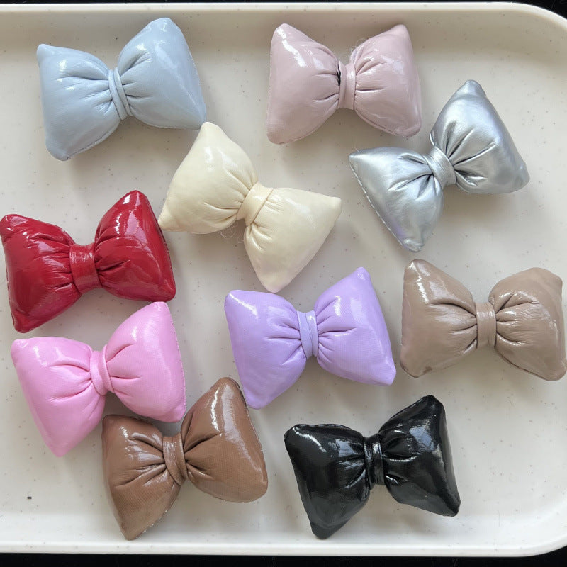 Faux Leather Bow(1pc)