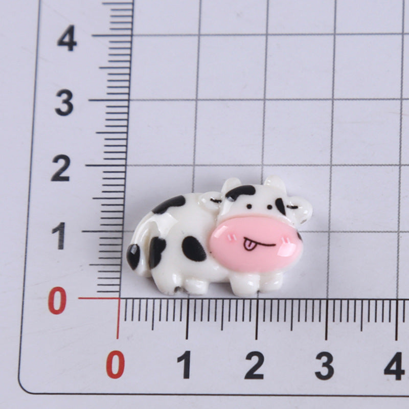 Milk Cow Resin Charms(10pc)