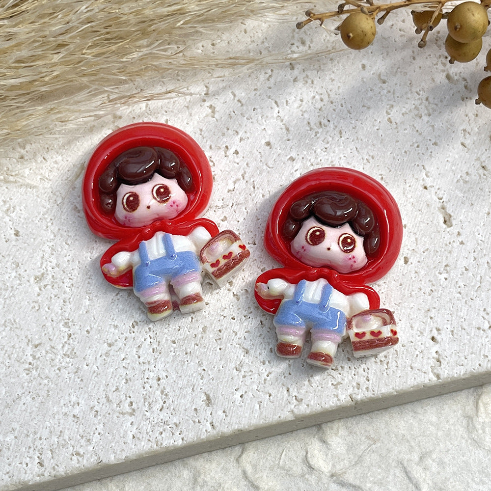 Little Red Riding Hood Charms(10pc)