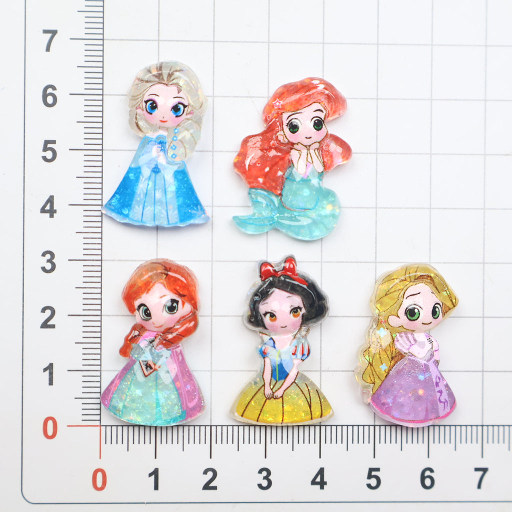Princess Resin charm(10pc)