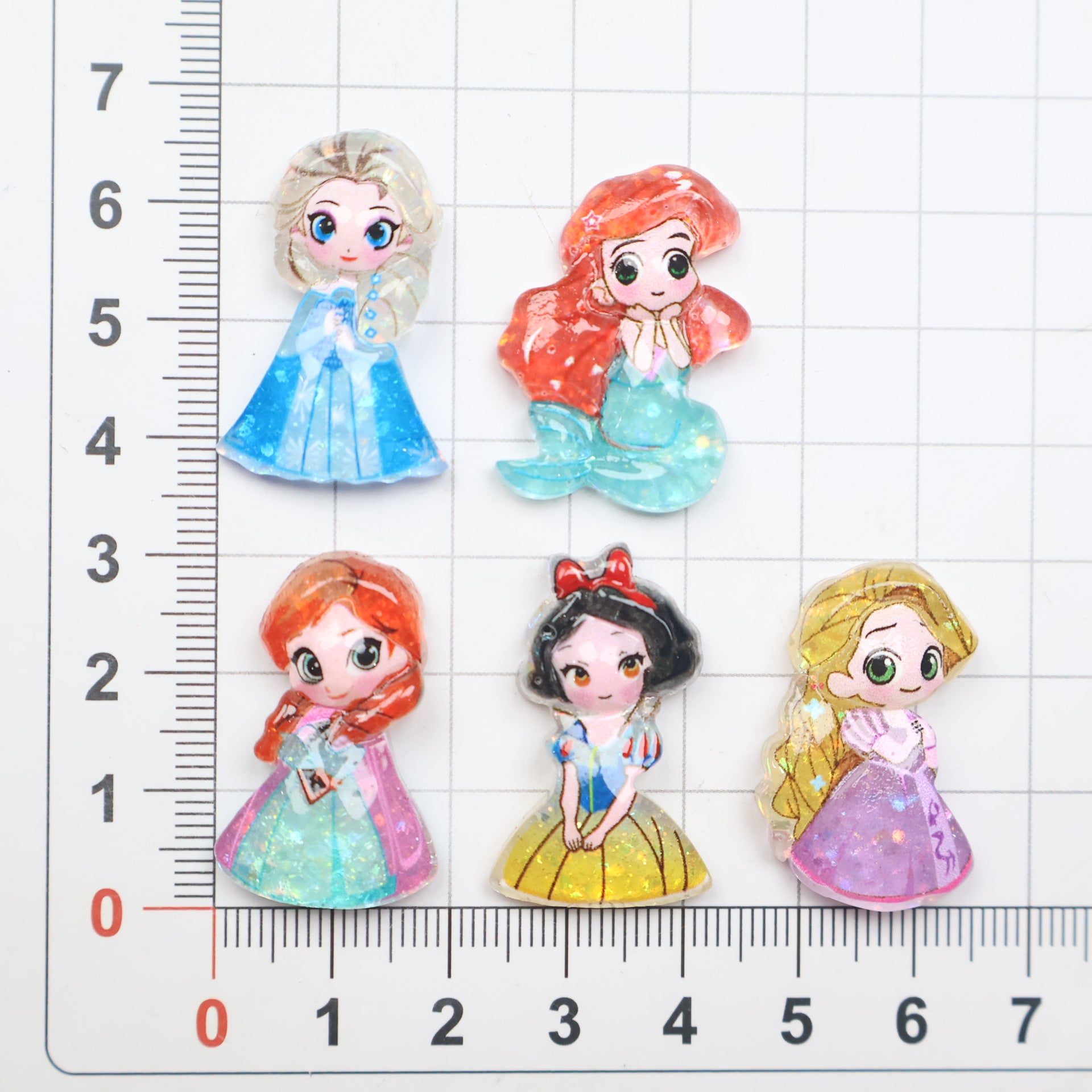 Princess Resin charm(10pc)