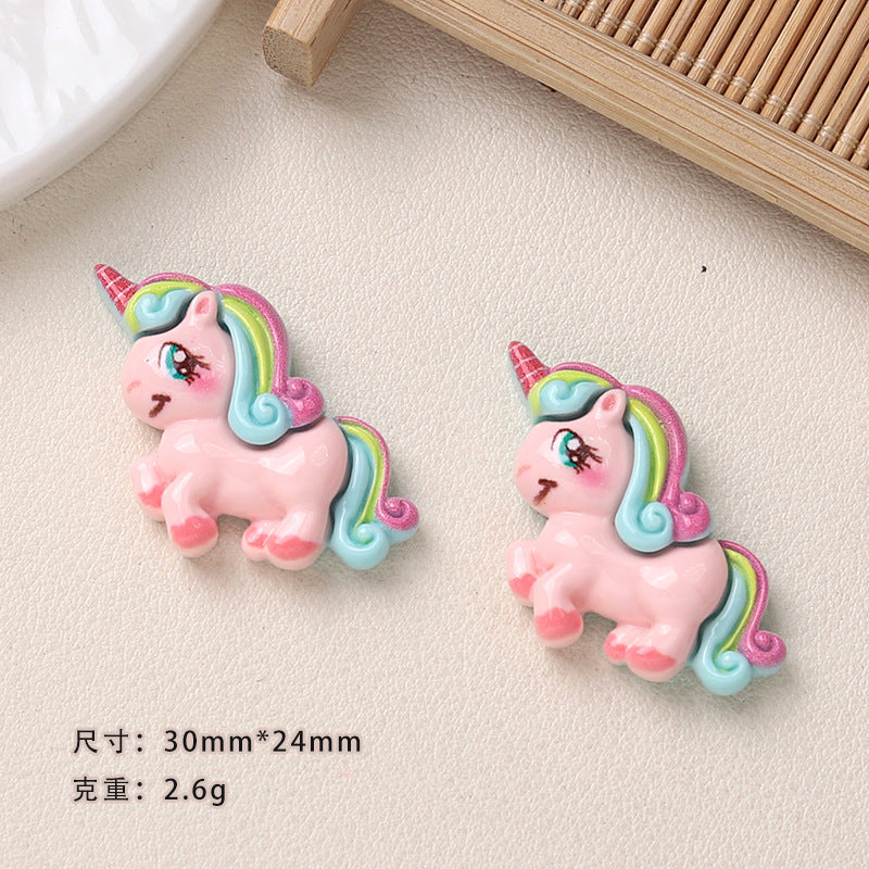Cute Unicorn Charms(10pc)