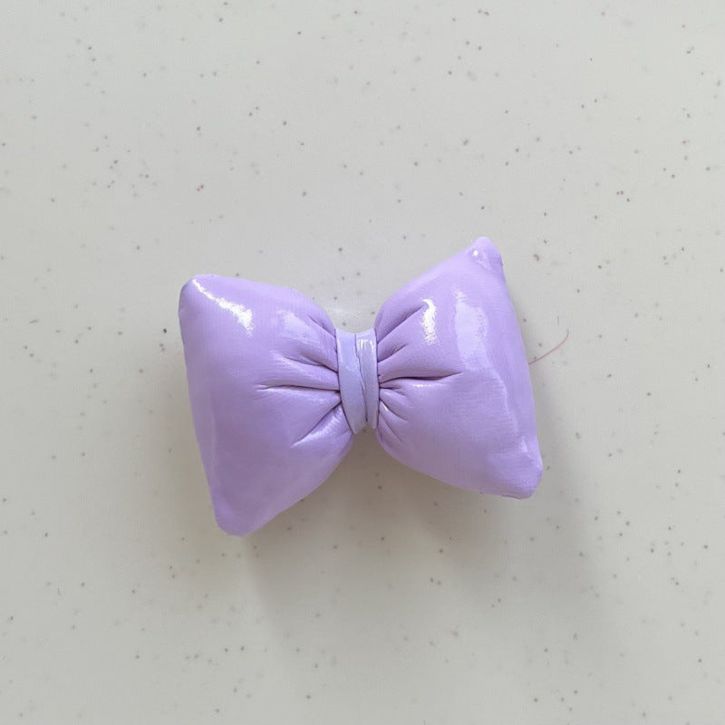 Faux Leather Bow(1pc)