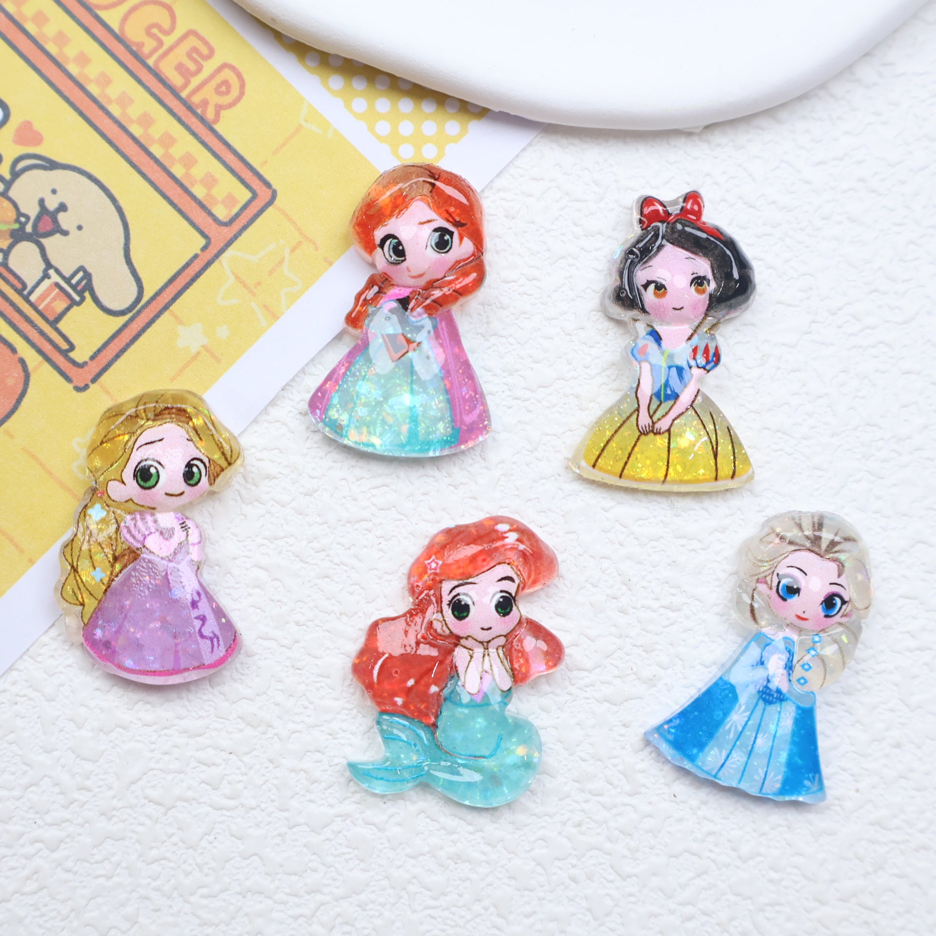 Princess Resin charm(10pc)