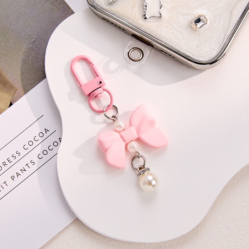 Bow Pearl keychain(1pc)