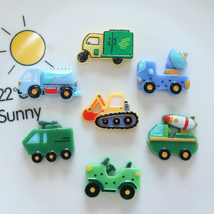 Transportaion resin charms (10pc)