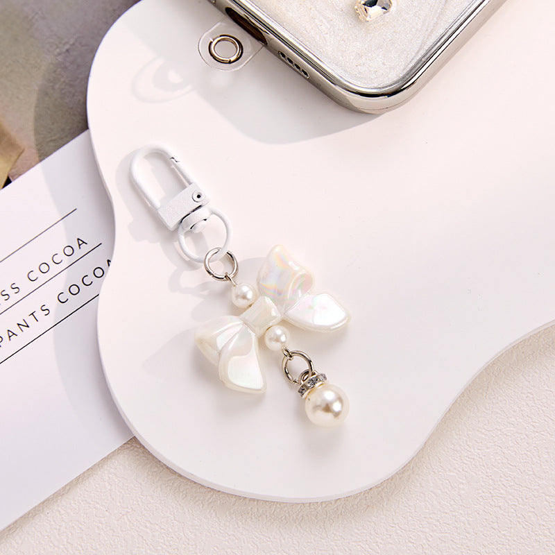 Bow Pearl keychain(1pc)
