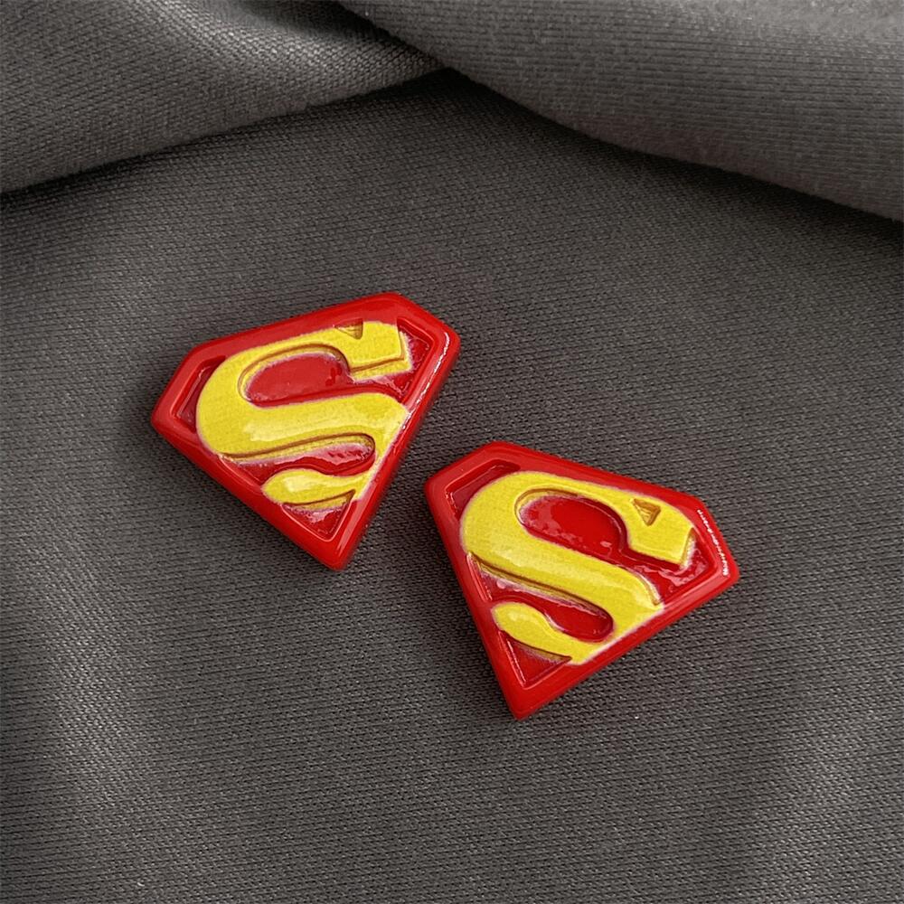 Superhero Icon Resin Charms(10pc)
