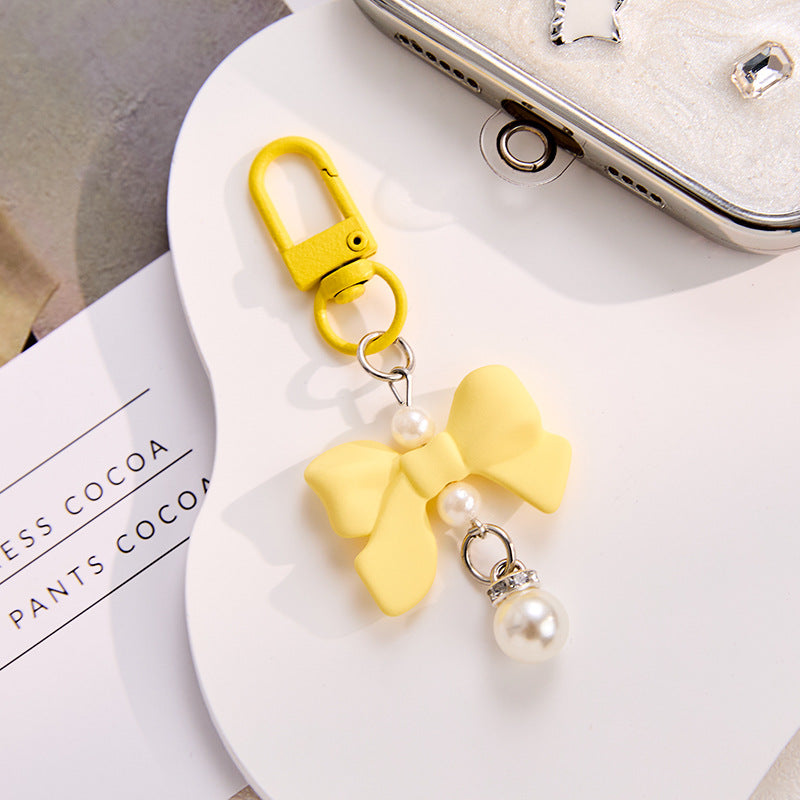 Bow Pearl keychain(1pc)