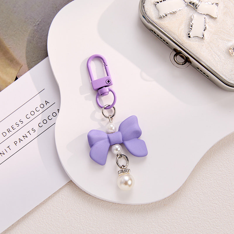 Bow Pearl keychain(1pc)