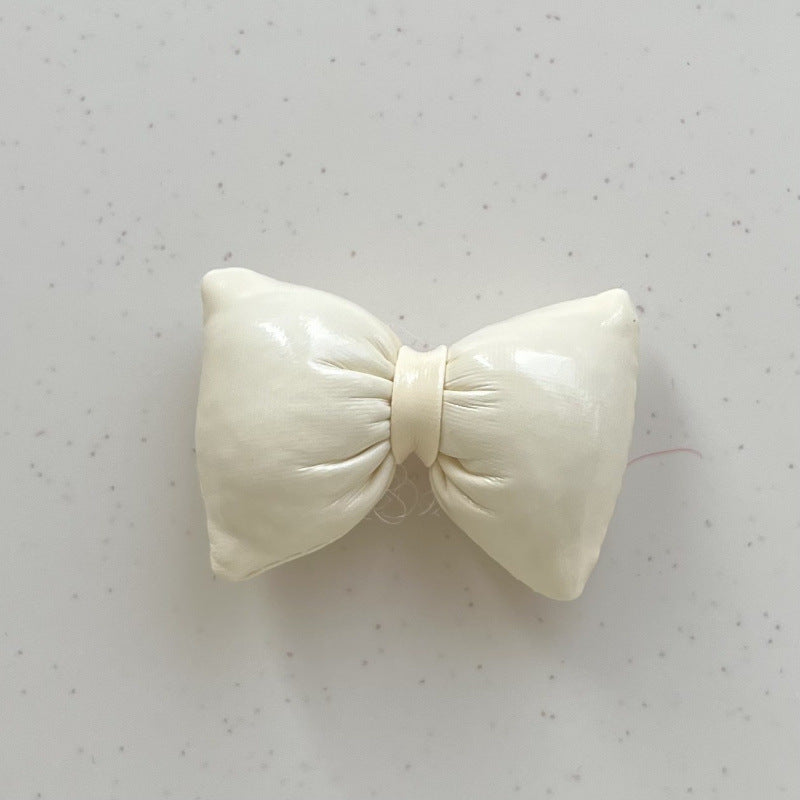 Faux Leather Bow(1pc)
