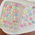 Crystal Acrylic Letter Beads(5pc)