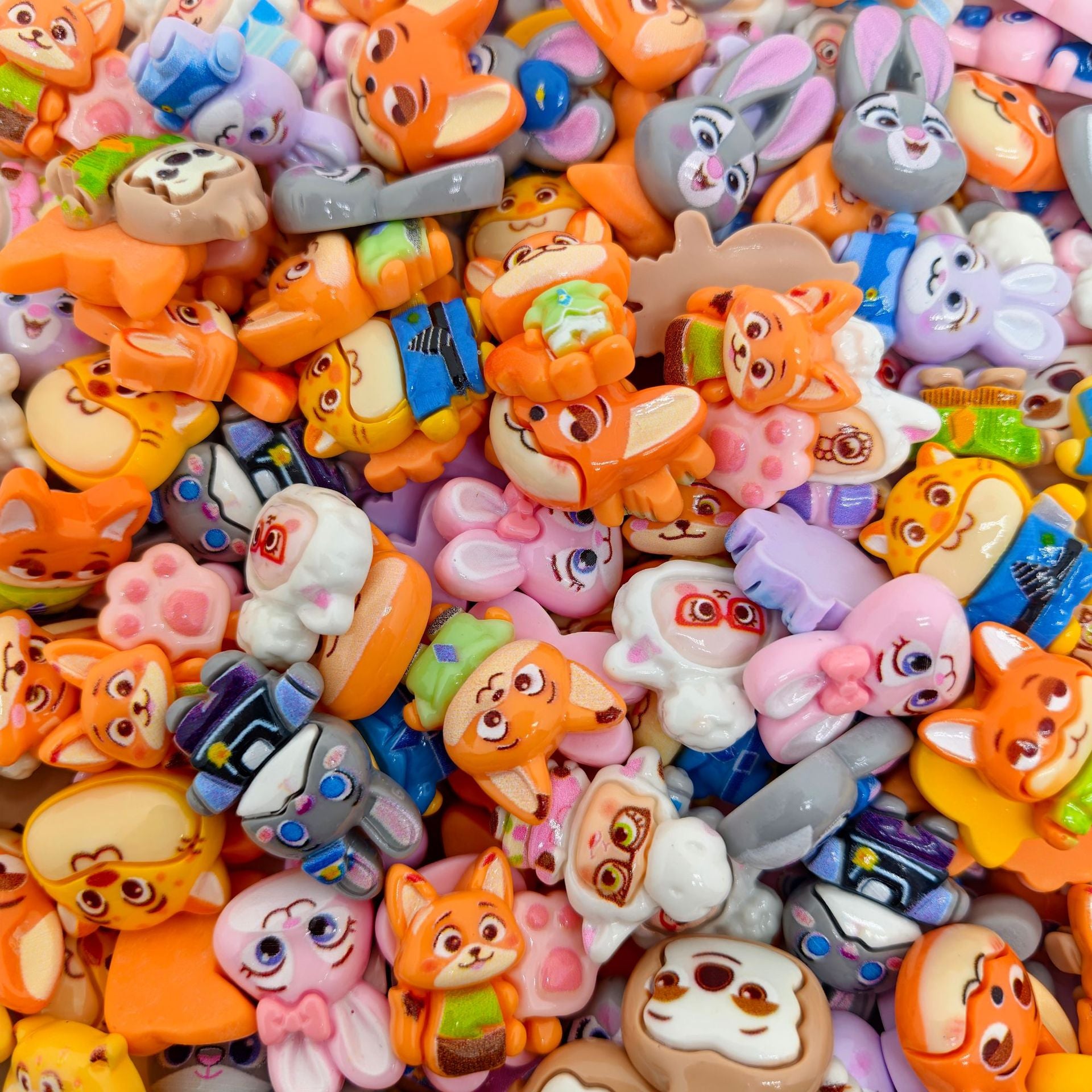 Zootopia Resin Charms(10pc)