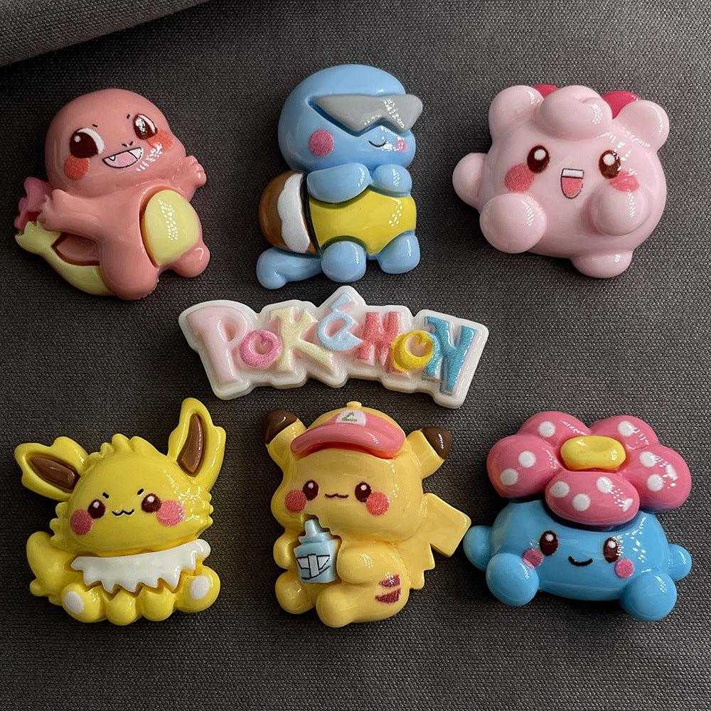 Pokemon & Pikachu Resin Charms(10pc)