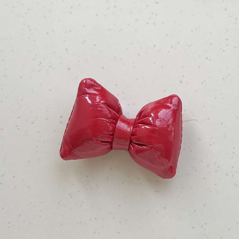 Faux Leather Bow(1pc)