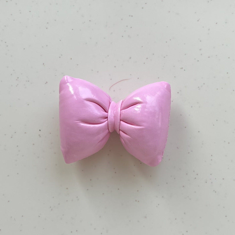 Faux Leather Bow(1pc)