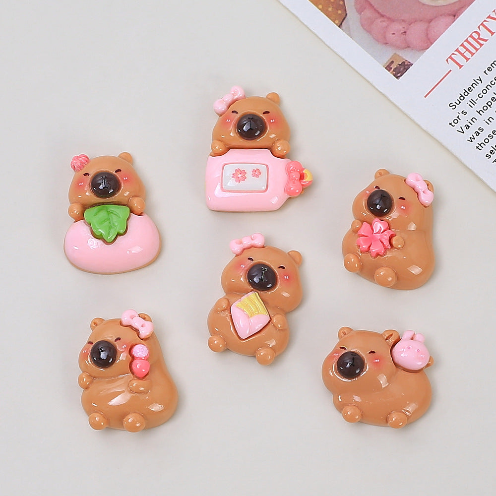 Copybara Resin Charm(10pc)